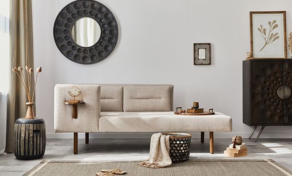 A Classic Chaise lounge seating arragement