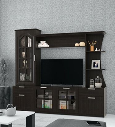 Melamine Touch TV Unit with Storage