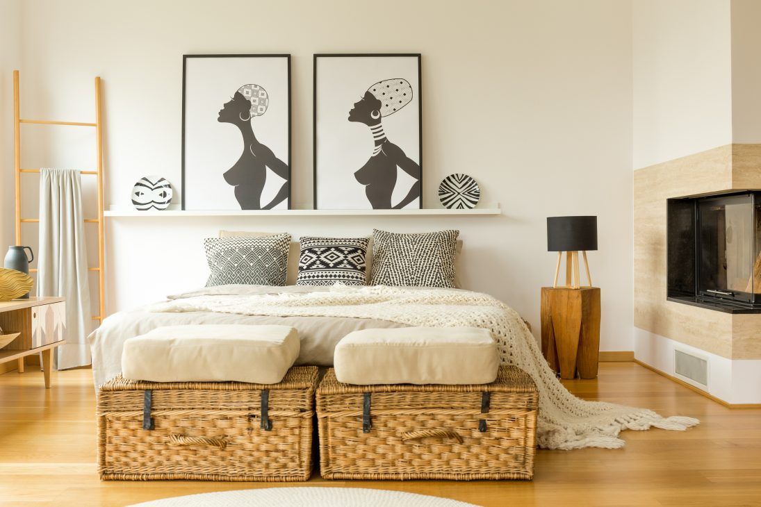 Modern Look Bed with storage
