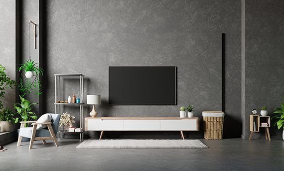 Scandinavia in your living room theme tv unit design