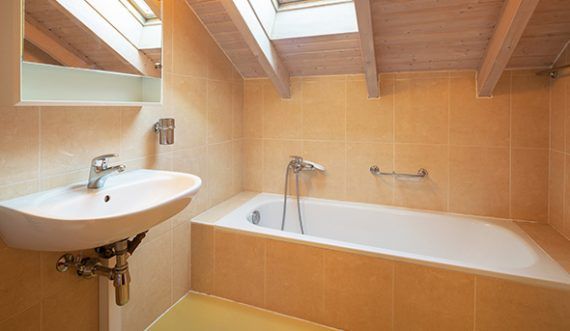 Starry Skylight Bathroom