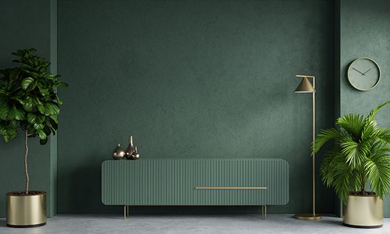 green with envy theme tv units design